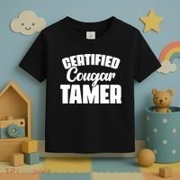 Certified Cougar Tamer Hunter Slayer Wild Cat Cougars Toddler T-Shirt thumb 3