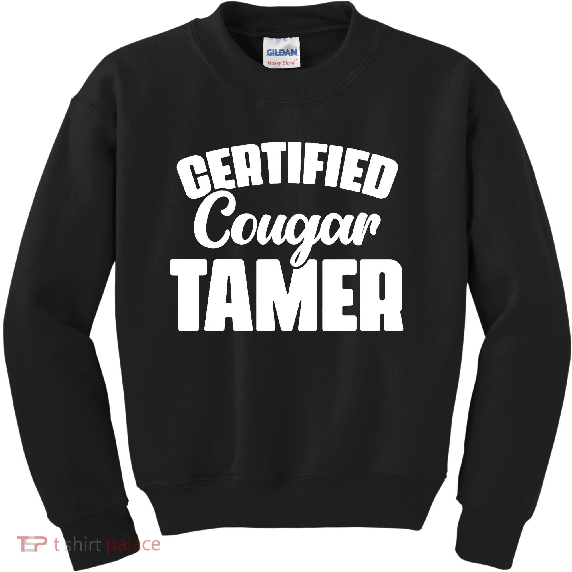 Certified Cougar Tamer Hunter Slayer Wild Cat Cougars Kids Sweatshirt