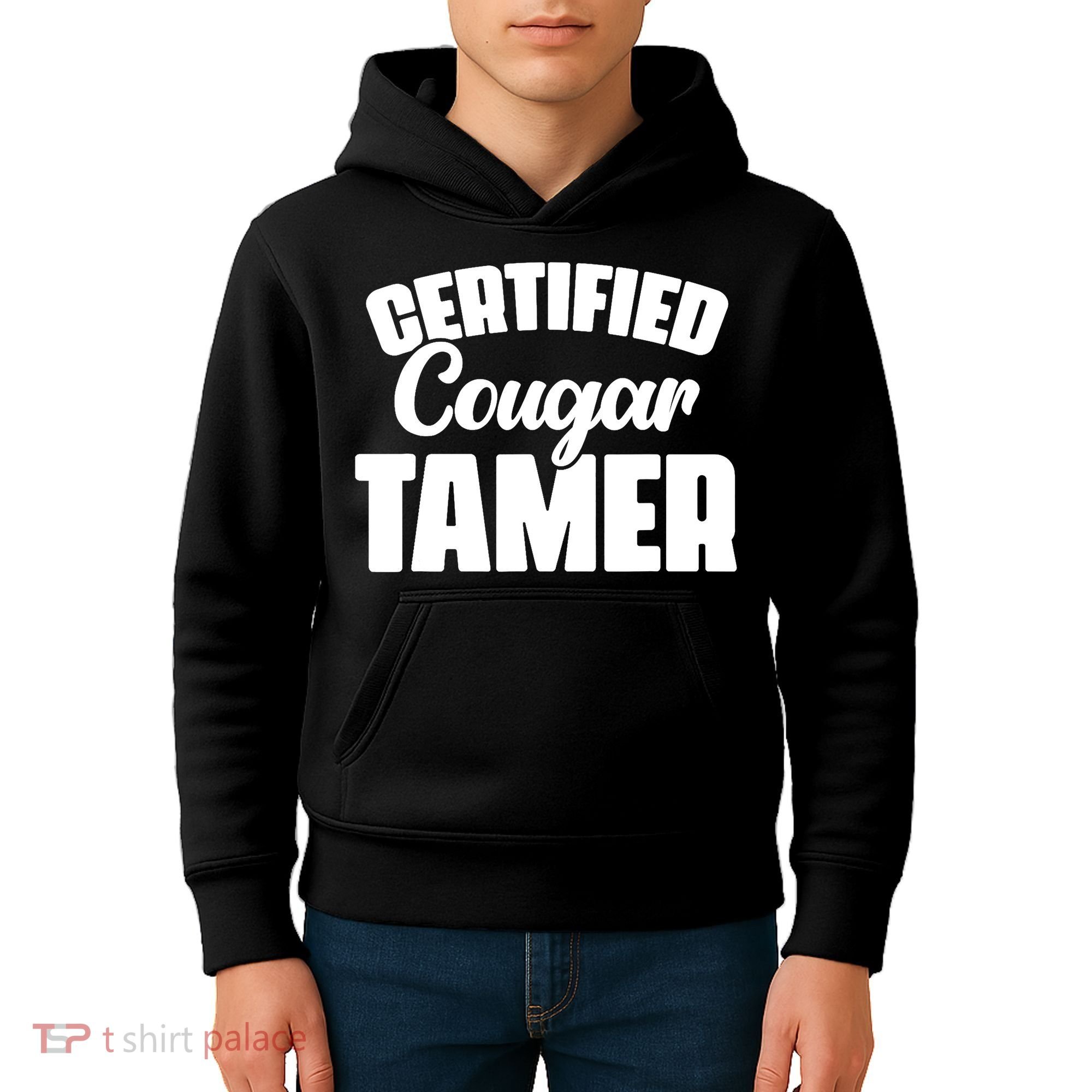 Certified Cougar Tamer Hunter Slayer Wild Cat Cougars Kids Hoodie