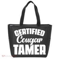 Certified Cougar Tamer Hunter Slayer Wild Cat Cougars Tote Bag thumb 0