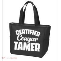 Certified Cougar Tamer Hunter Slayer Wild Cat Cougars Tote Bag thumb 3