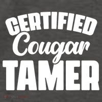 Certified Cougar Tamer Hunter Slayer Wild Cat Cougars Vector Backpack thumb 2