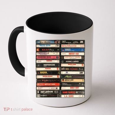 Classic Cassette Tape 1970s 1980s 1990s Coffee Mug