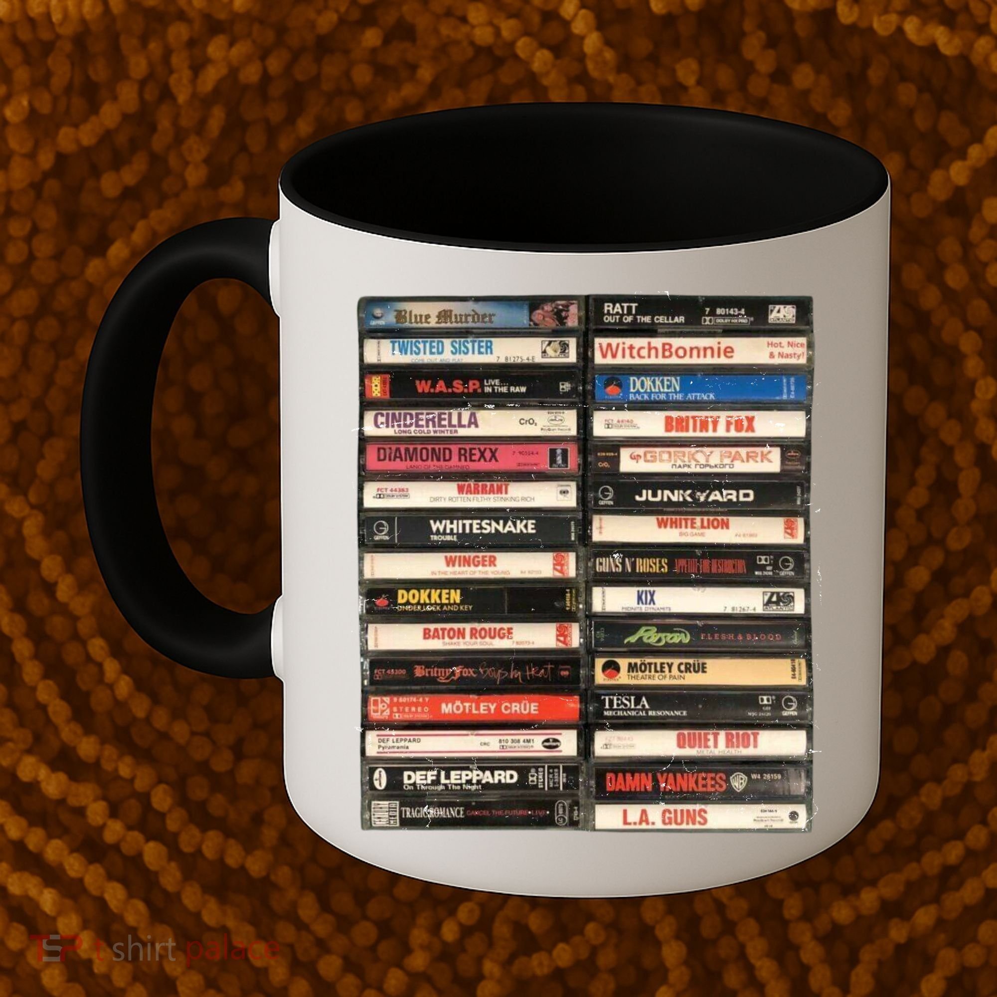 Classic Cassette Tape 1970s 1980s 1990s Coffee Mug