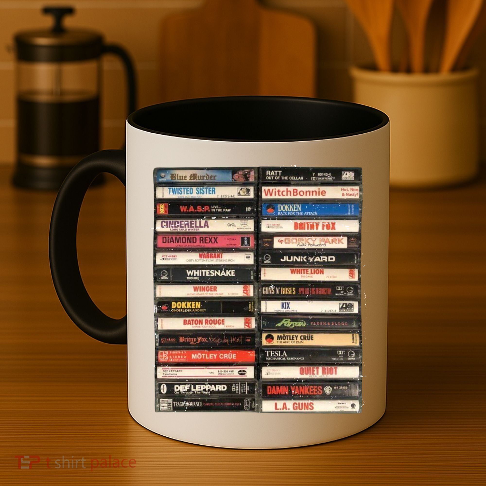 Classic Cassette Tape 1970s 1980s 1990s Coffee Mug