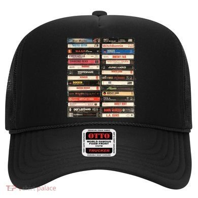 Classic Cassette Tape 1970s 1980s 1990s Hat