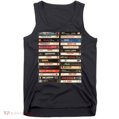Classic Cassette Tape 1970s 1980s 1990s Tank Top