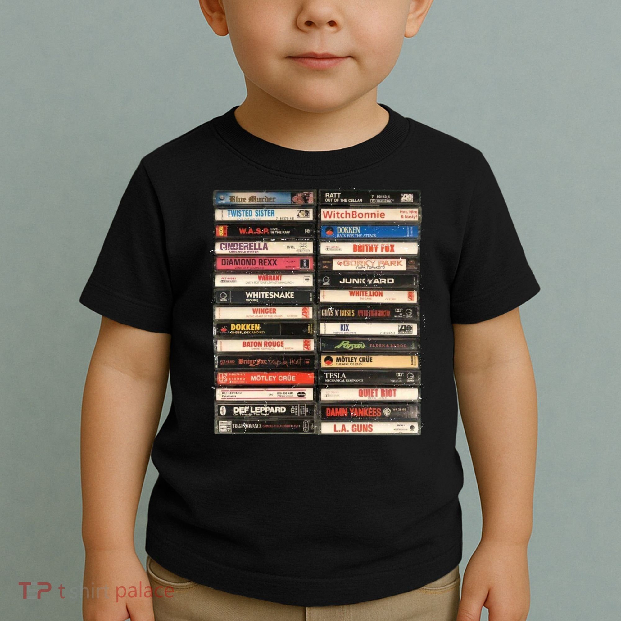 Classic Cassette Tape 1970s 1980s 1990s Toddler T-Shirt