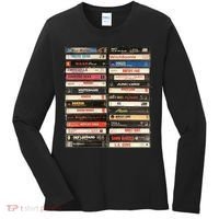 Classic Cassette Tape 1970s 1980s 1990s Women's Long Sleeve Shirt thumb 0