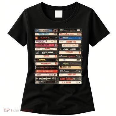 Classic Cassette Tape 1970s 1980s 1990s Women's T-Shirt