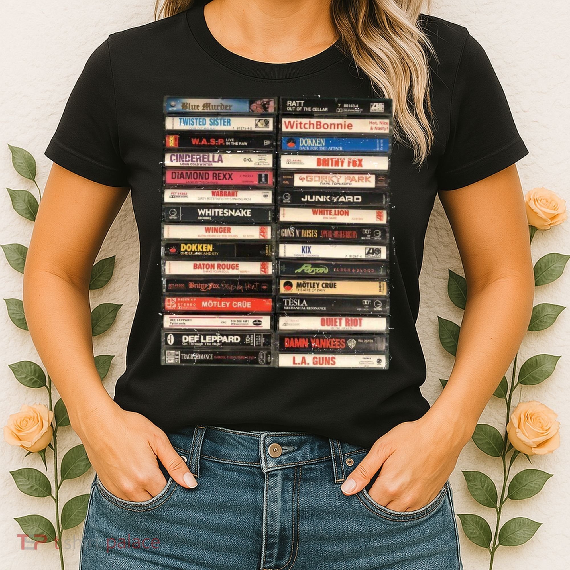 Classic Cassette Tape 1970s 1980s 1990s Women's T-Shirt
