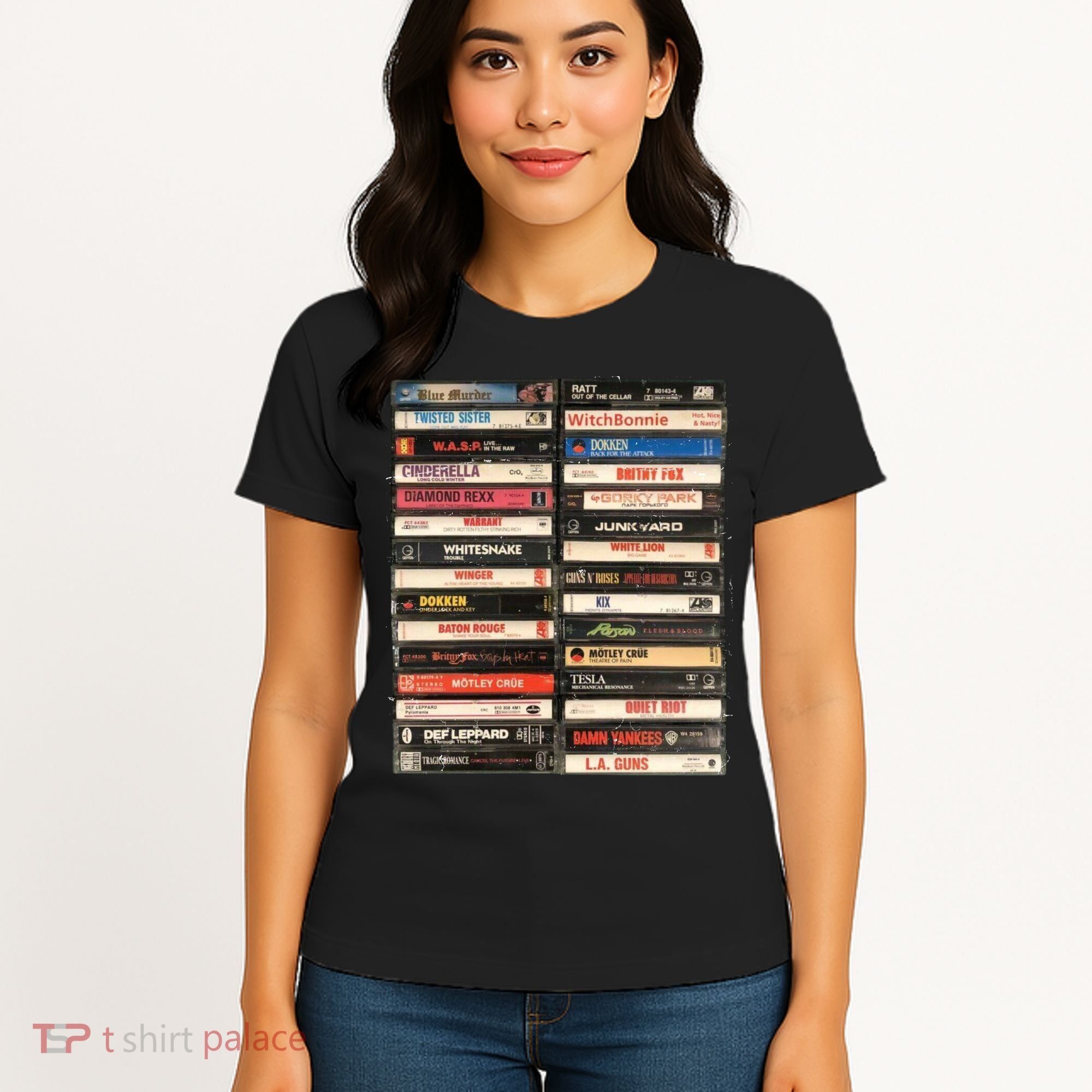 Classic Cassette Tape 1970s 1980s 1990s Women's T-Shirt