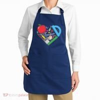 Cute Cool Teacher School Tools Heart Apron thumb 2