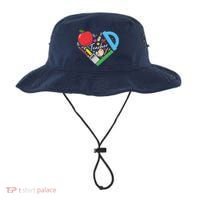 Cute Cool Teacher School Tools Heart Bucket Hat thumb 0