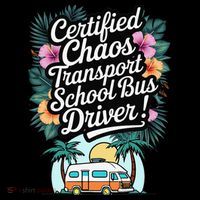 Certified Chaos Transport School Bus Driver DAD Teacher Coffee Mug thumb 5