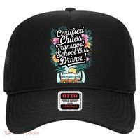 Certified Chaos Transport School Bus Driver DAD Teacher Hat thumb 0