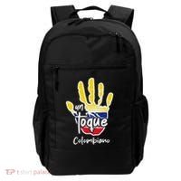 Colombia Colombian Touch Flag Hand Un Toque Backpack thumb 0
