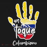 Colombia Colombian Touch Flag Hand Un Toque Women's Hoodie thumb 2