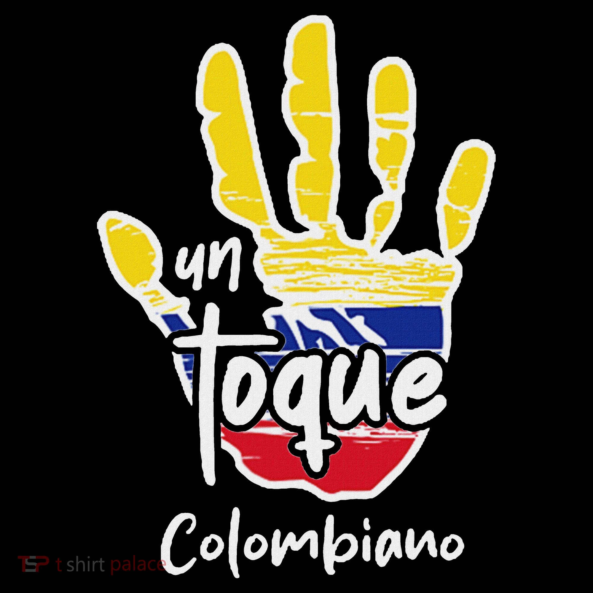 Colombia Colombian Touch Flag Hand Un Toque Women's Hoodie