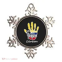 Colombia Colombian Touch Flag Hand Un Toque Ornament thumb 0