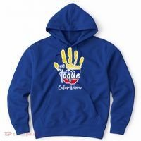 Colombia Colombian Touch Flag Hand Un Toque Hoodie thumb 0