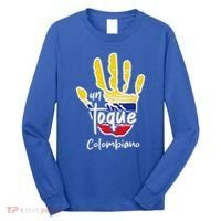 Colombia Colombian Touch Flag Hand Un Toque Long Sleeve Shirt thumb 0