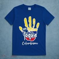 Colombia Colombian Touch Flag Hand Un Toque T-Shirt thumb 5