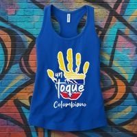 Colombia Colombian Touch Flag Hand Un Toque Women's Tank Top thumb 3