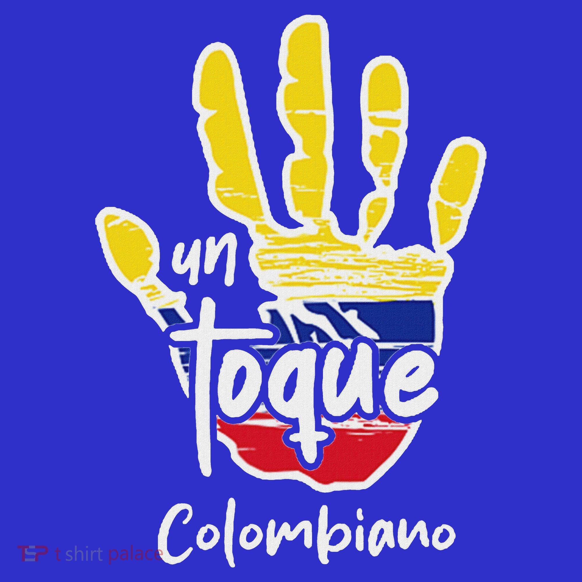 Colombia Colombian Touch Flag Hand Un Toque Women's Tank Top