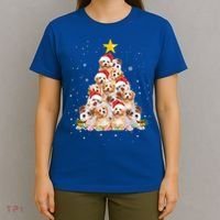 Cavachon Christmas Tree Funny Dog Lover Gifts Xmas Pajamas T-Shirt thumb 4