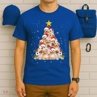Cavachon Christmas Tree Funny Dog Lover Gifts Xmas Pajamas T-Shirt thumb 6