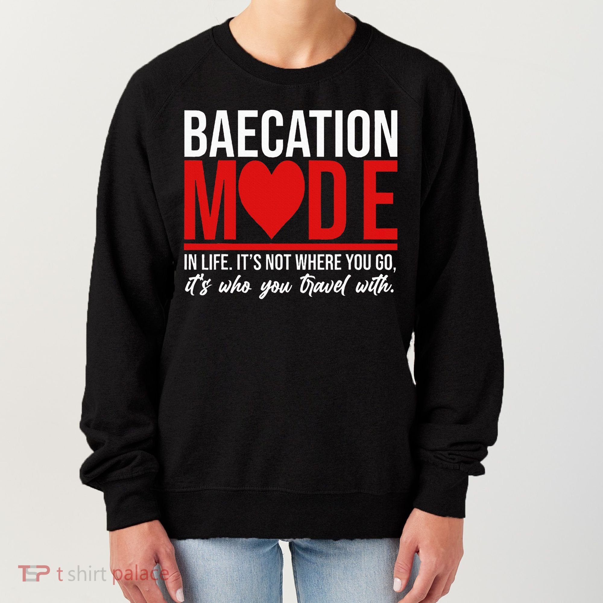 Cute Couples Trip Matching Vacation Baecation Vibes Gifts Women's Sweatshirt