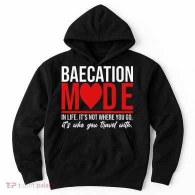 Cute Couples Trip Matching Vacation Baecation Vibes Gifts Hoodie
