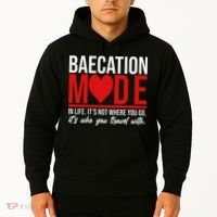 Cute Couples Trip Matching Vacation Baecation Vibes Gifts Hoodie thumb 2