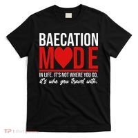 Cute Couples Trip Matching Vacation Baecation Vibes Gifts T-Shirt thumb 0