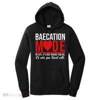Cute Couples Trip Matching Vacation Baecation Vibes Gifts Women's Hoodie thumb 0