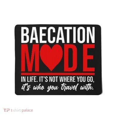 Cute Couples Trip Matching Vacation Baecation Vibes Gifts Mousepad