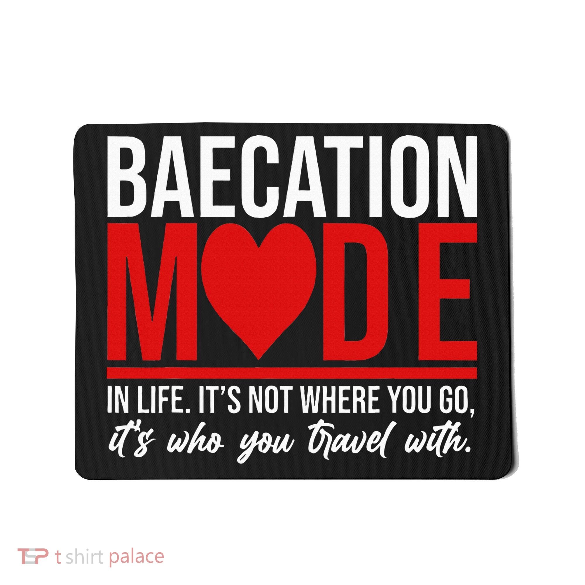 Cute Couples Trip Matching Vacation Baecation Vibes Gifts Mousepad