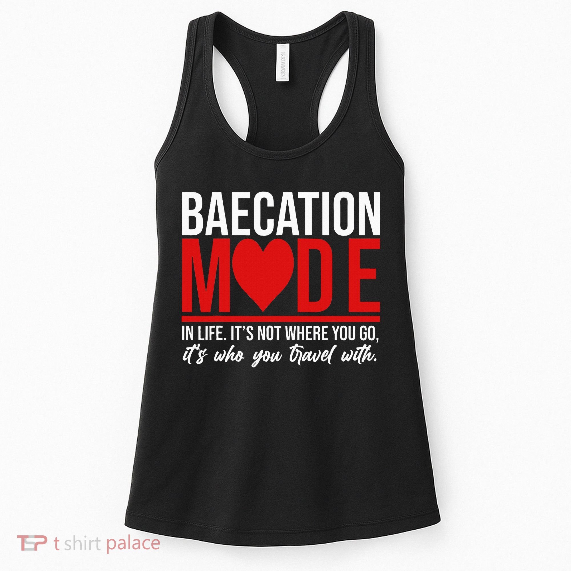 Cute Couples Trip Matching Vacation Baecation Vibes Gifts Women's Tank Top