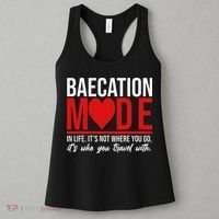 Cute Couples Trip Matching Vacation Baecation Vibes Gifts Women's Tank Top thumb 3
