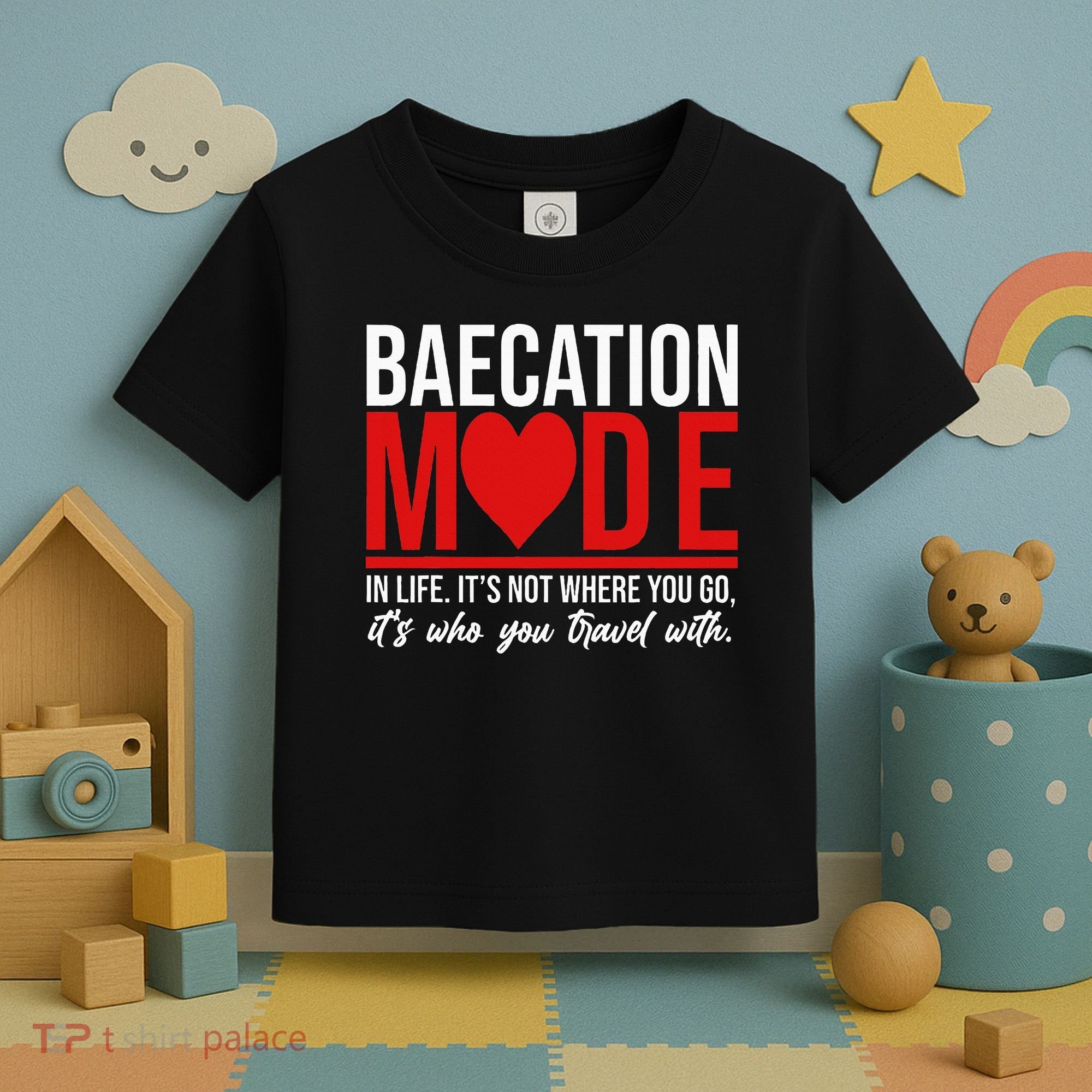 Cute Couples Trip Matching Vacation Baecation Vibes Gifts Toddler T-Shirt