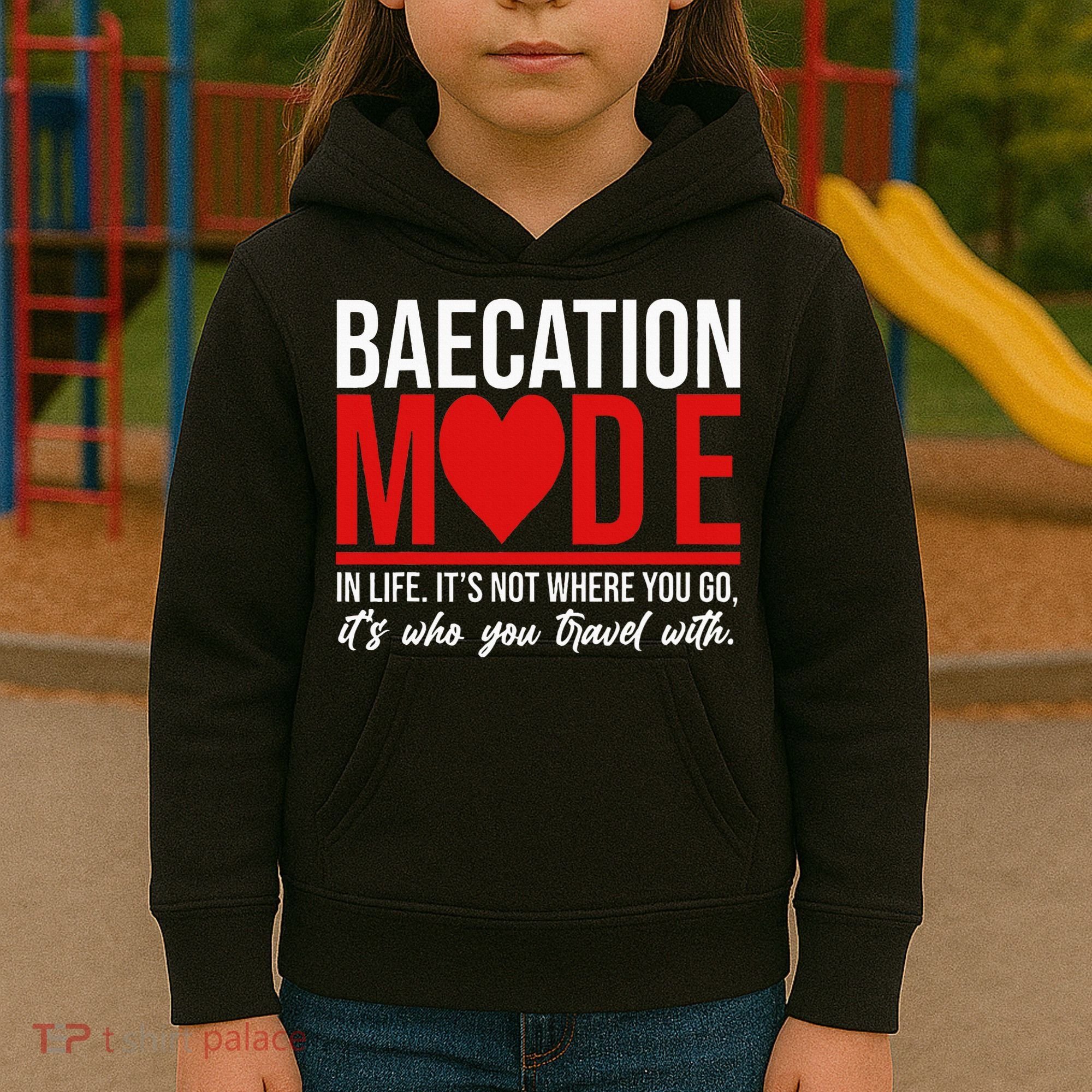 Cute Couples Trip Matching Vacation Baecation Vibes Gifts Kids Hoodie
