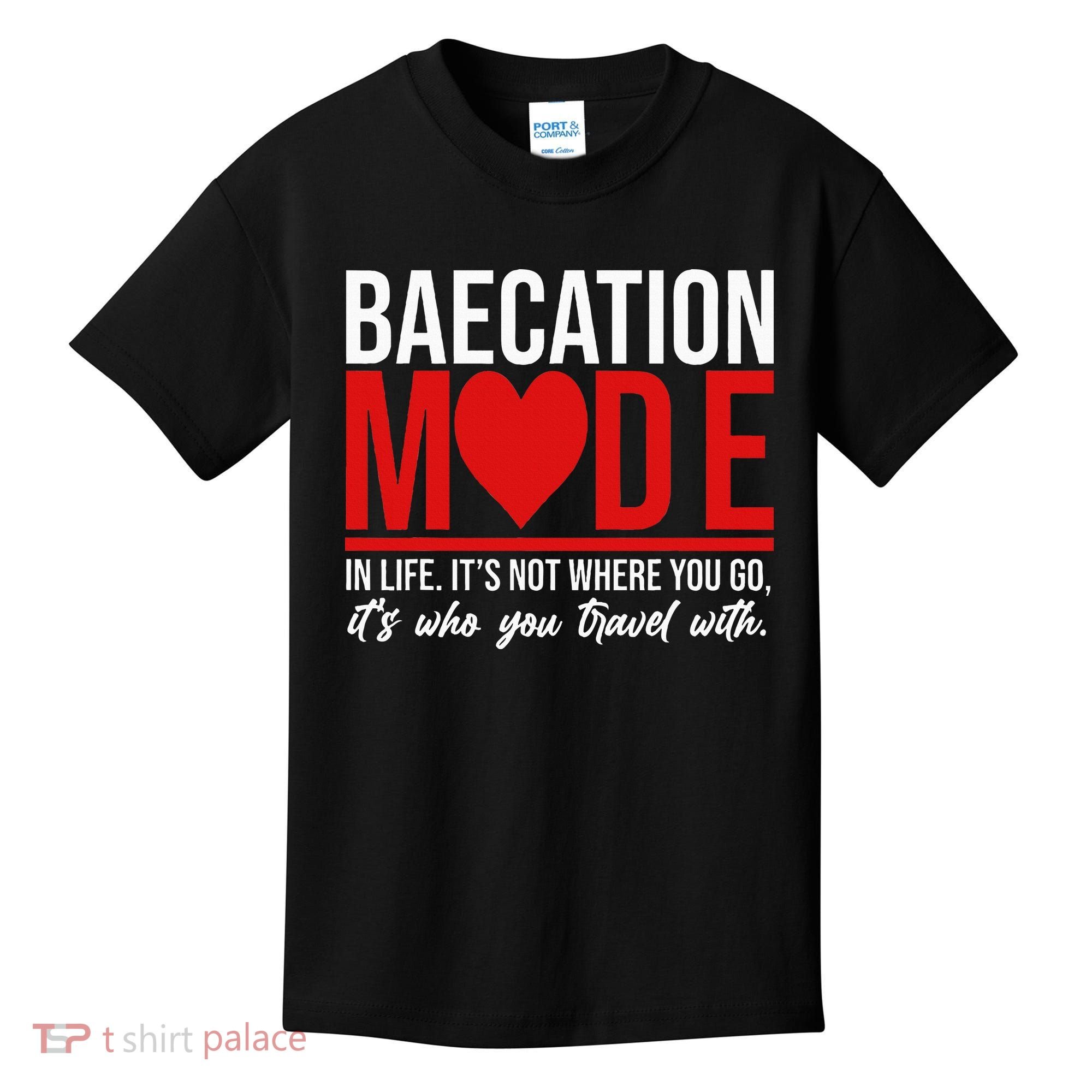 Cute Couples Trip Matching Vacation Baecation Vibes Gifts Kids T-Shirt