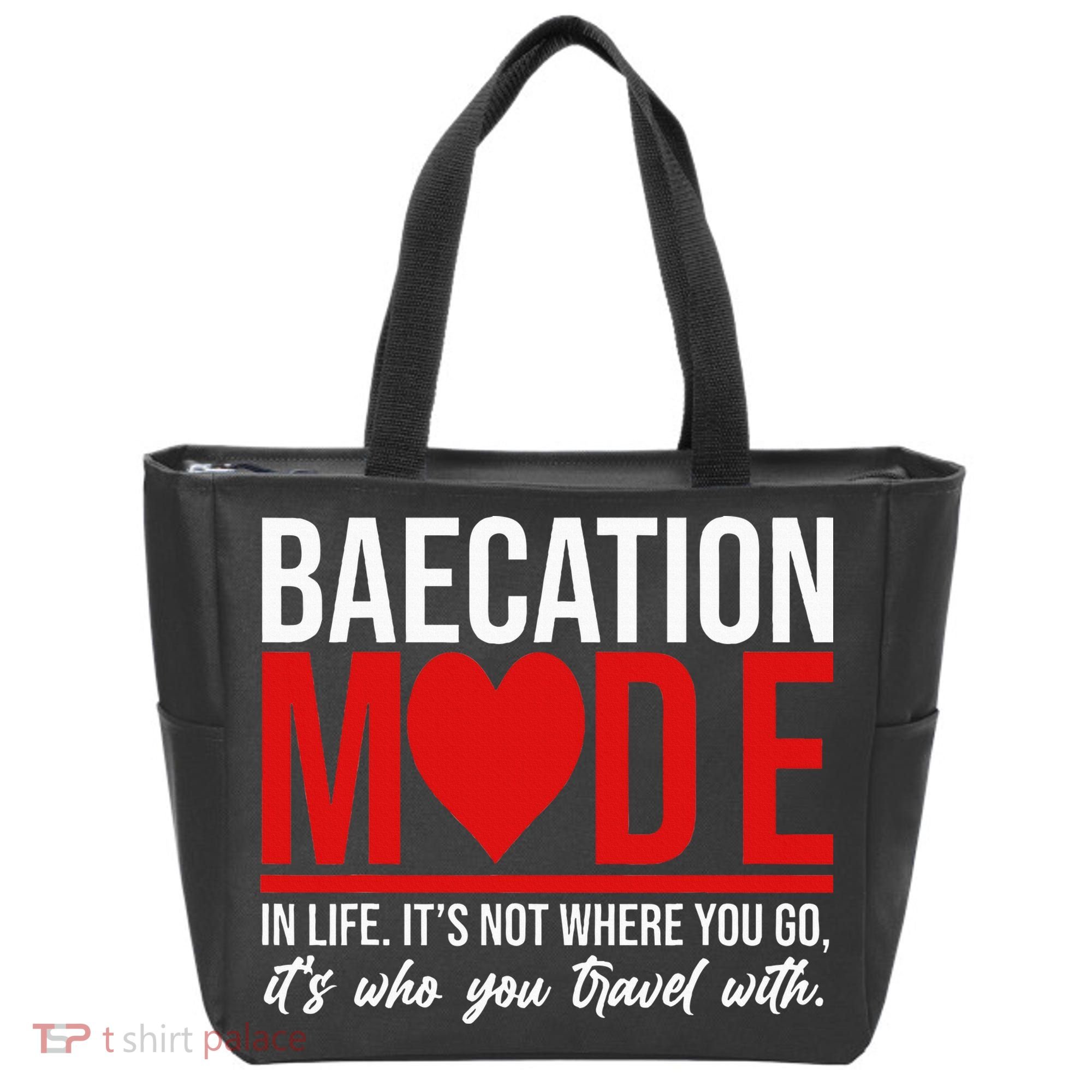 Cute Couples Trip Matching Vacation Baecation Vibes Gifts Tote Bag