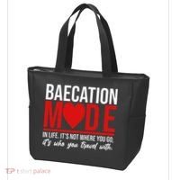 Cute Couples Trip Matching Vacation Baecation Vibes Gifts Tote Bag thumb 3
