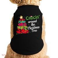 Crocs Christmas Tree Crocin Around The Christmas Tree Doggie Tank thumb 0