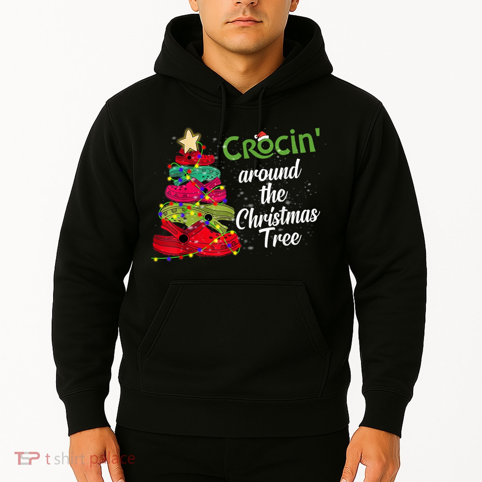 Crocs Christmas Tree Crocin Around The Christmas Tree Hoodie