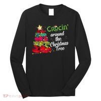 Crocs Christmas Tree Crocin Around The Christmas Tree Long Sleeve Shirt thumb 0