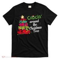Crocs Christmas Tree Crocin Around The Christmas Tree T-Shirt thumb 0