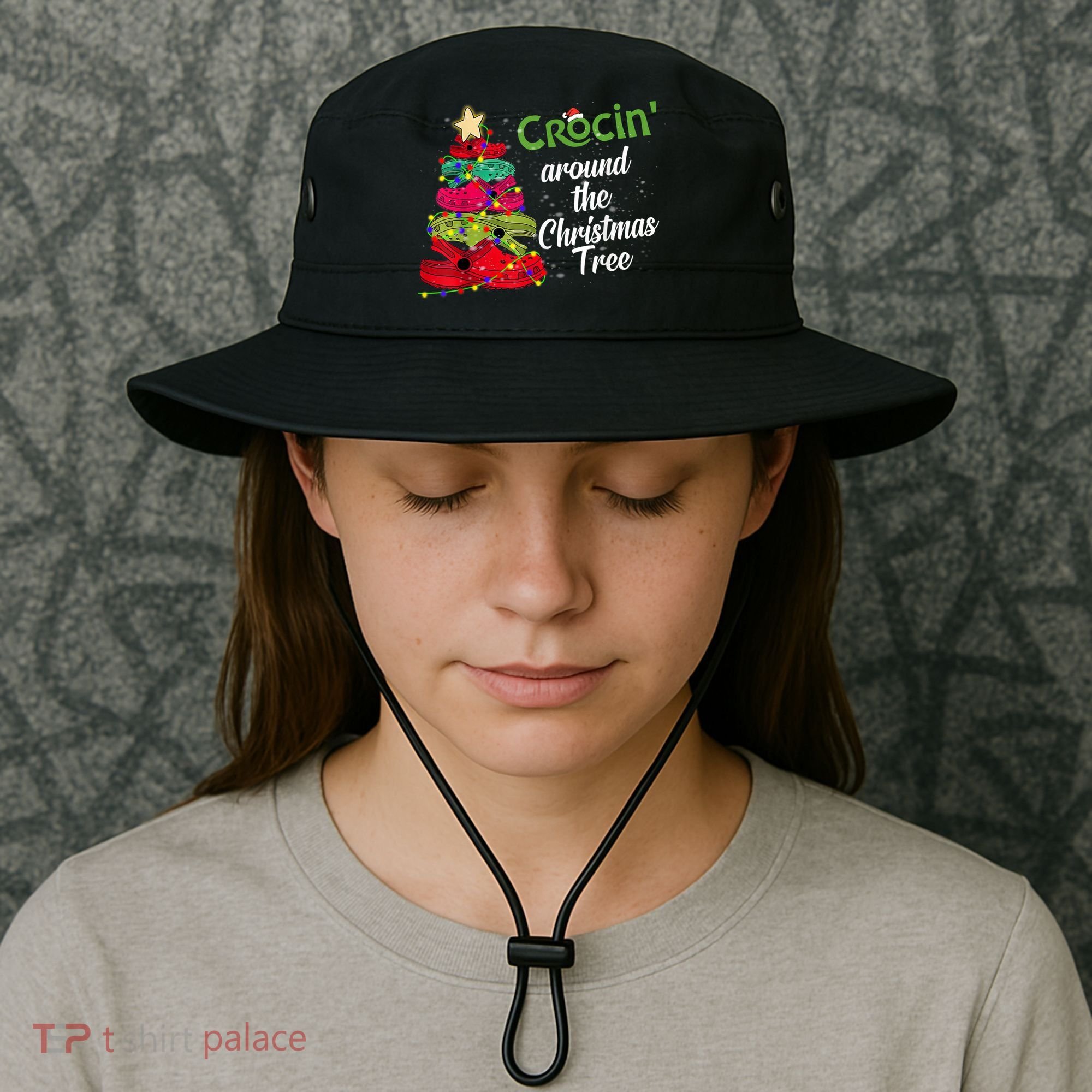 Crocs Christmas Tree Crocin Around The Christmas Tree Bucket Hat